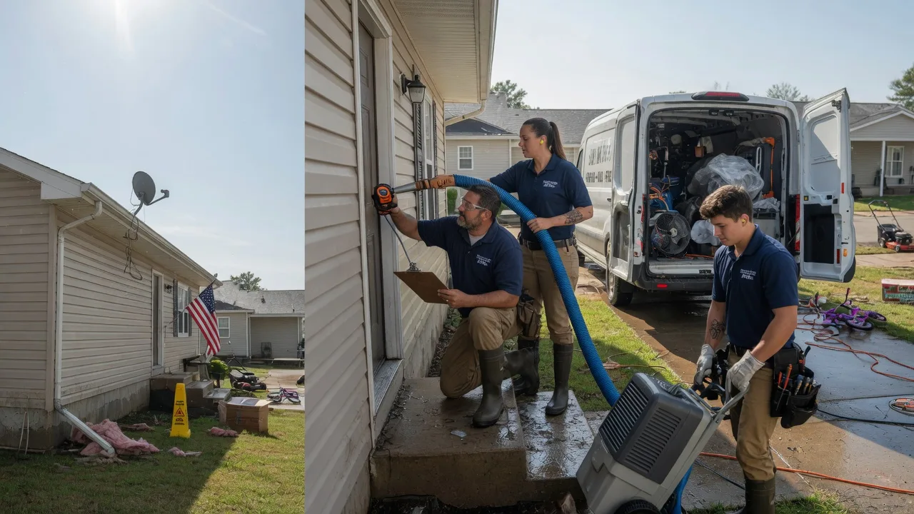 Ceiling Water Damage Restoration in Monmouth, IA near me